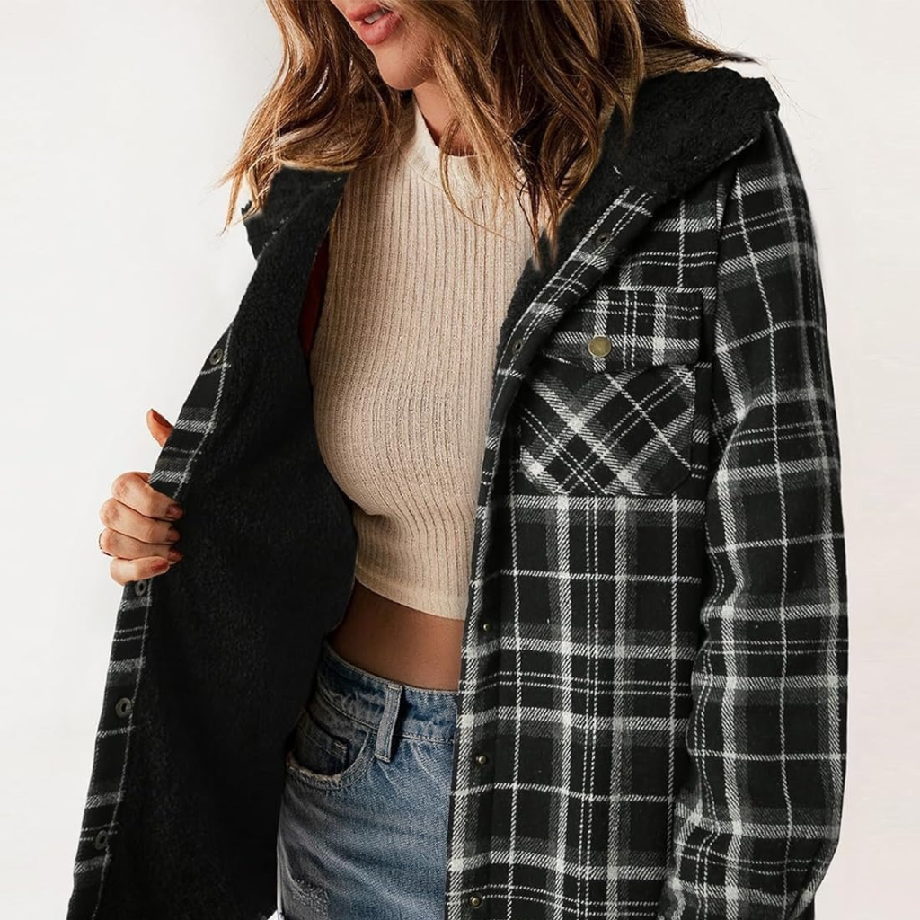 Sherpa Snugs® Teddy Bear Flannel Jacket