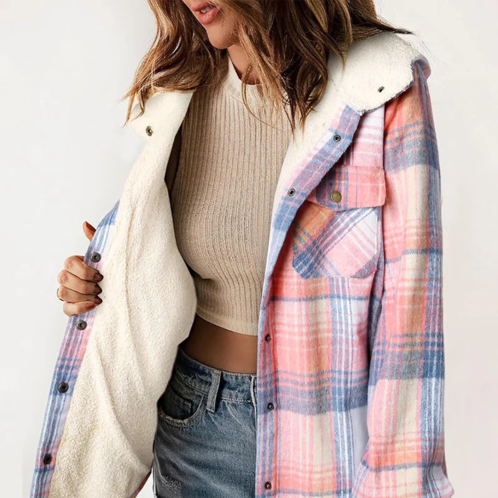 Sherpa Snugs® Teddy Bear Flannel Jacket