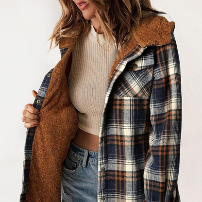 Sherpa Snugs® Teddy Bear Flannel Jacket